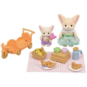 Calico Critters Sunny Picnic Set with Fennec Fox Family