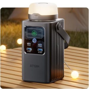 ATGIH Portable Power Station 198Wh – Camping & Backup