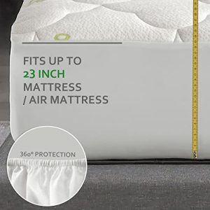 Twin XL Quilted Air Mattress Topper Pillow Top Pad