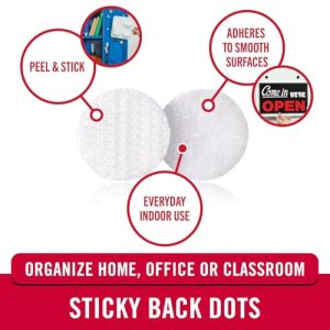 VELCRO Brand Adhesive Dots – 200 White 3/4″ Circles