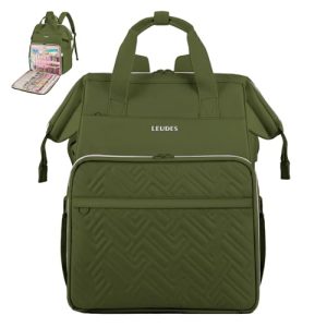 Leudes Knitting Bag Backpack – Yarn Storage Organizer