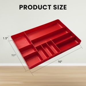 HGSKEO 10-Compartment Stackable Tool Organizer Tray