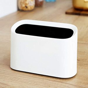 AYADA Tiny 1.5L Desk Mini Trash Can - White