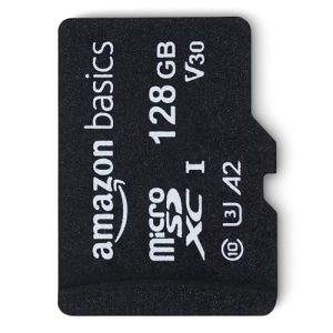 Amazon Basics 128GB Micro SDXC Memory Card + Adapter