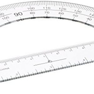 Sparco SPR01490 Clear Plastic Protractor, 6-Inch