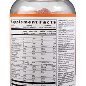 Amazon Basics Kids’ Multivitamin Gummies – 190 Count