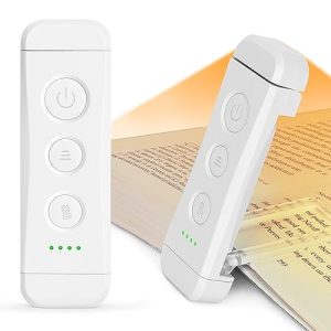 Glocusent Portable Book Light – Amber & Dimmable
