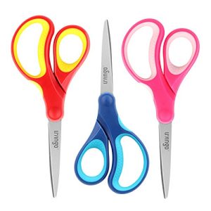 LIVINGO 7" Student Scissors (3-Pack)