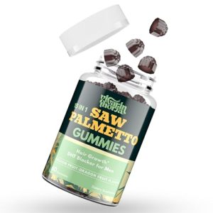 Saw Palmetto Gummies for Men - Prostate & Hair Health