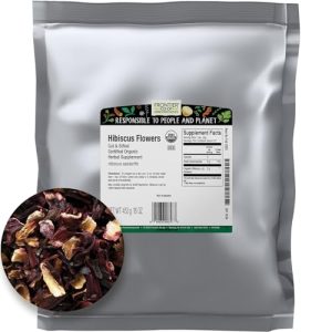 Frontier Organic Hibiscus Flowers - Sun Dried, 16 oz