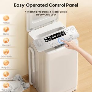 Auertech Portable Washer Dryer Combo – 18lb Auto