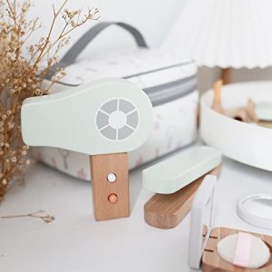 Nunukids Wooden Pretend Makeup Toy Set for Girls – 16PC