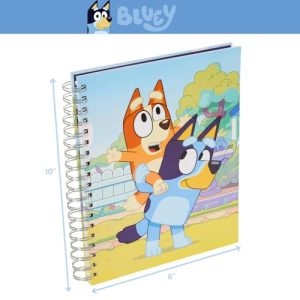 Bluey Kids Sketchbook with Washable Markers – 86 Pages