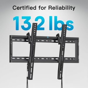 Pipishell Low Profile Tilt TV Wall Mount for 37-75″ TVs