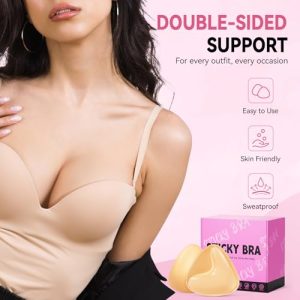 Ultra Push-Up Sticky Bra Pads Inserts for Swimsuits & Sports Bras