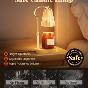 Candle Warmer Lamp – Adjustable Timer & Dimmer, Amber