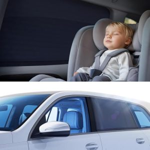 Upgraded Car Window Shades for Baby - Ice Crystal Cooling (2-Pk)