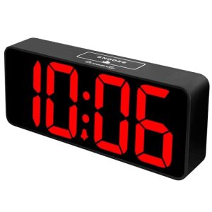 DreamSky 9-inch Digital Alarm Clock – Jumbo LED Display