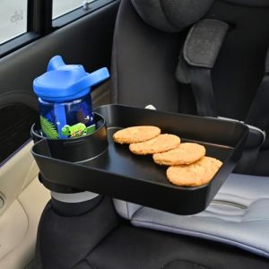 Adjustable Kids Car Seat Tray – Snack & Cup Holder