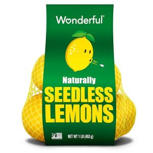 Wonderful Seedless Lemons - 1lb Bag (Single Pack)