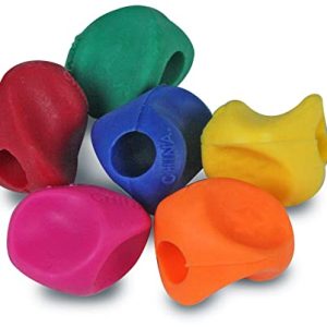 Mini Ergonomic Pencil Grips - 100 Pack Assorted Colors