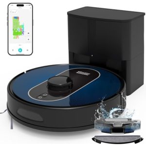 Robot Vacuum & Mop: 5000Pa Self-Emptying, LiDAR Nav