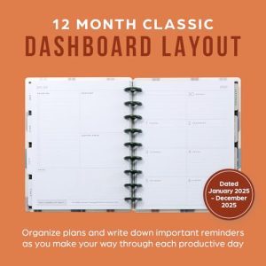 Happy Planner 2025 Daily, Weekly, Monthly Planner