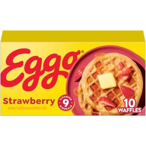Eggo Strawberry Waffles - Sweet Frozen Breakfast 10ct