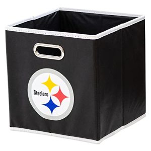 NFL Pittsburgh Steelers Collapsible Storage Bin by Franklin Sports