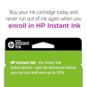 HP 67XL Black High-Yield Ink Cartridge for HP Printers