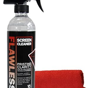Flawless Screen Cleaner Spray with Microfiber Cloth