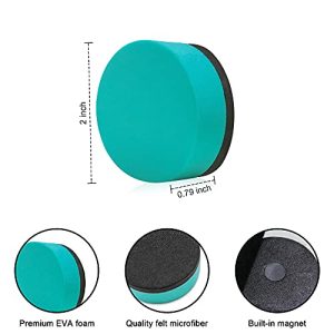 48-Pack Magnetic Mini Dry Erase Erasers – Classroom & Home