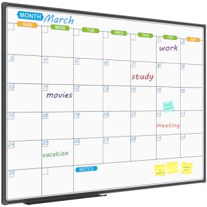 JILoffice 48″x36″ Magnetic Dry Erase Calendar