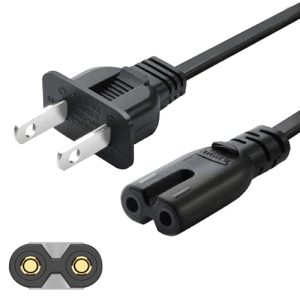 Chanzon 6ft Universal Figure 8 Power Cord for Consoles & Printers