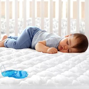 Fitted Waterproof Crib Mattress Protector – Quilted