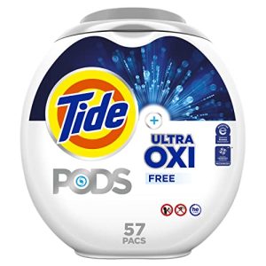 Tide PODS Ultra OXI Free Laundry Detergent Pacs, 57 Count