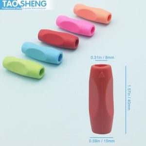 TAOSHENG Silicone Pen Grips – Ambidextrous 5-Pack