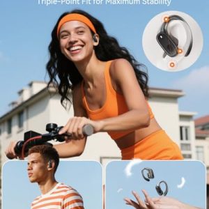 Sports Wireless Earbuds: 50H Playtime, IPX7, ENC Mic