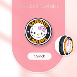 12 Pcs Cartoon Cat Silicone Focal Beads for Pens