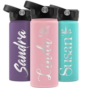 Personalized Kids/Teen Water Bottle with Engraved Name