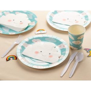 White Cloud Shape Napkins – 50 Pack Baby Shower