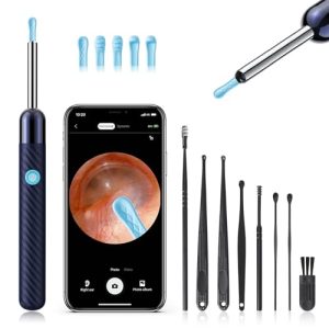 Ear Wax Removal Tool with 1080P Camera & 8-Pc Kit