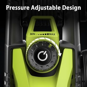 Adjustable 4000 PSI Electric Pressure Washer | Foam Cannon