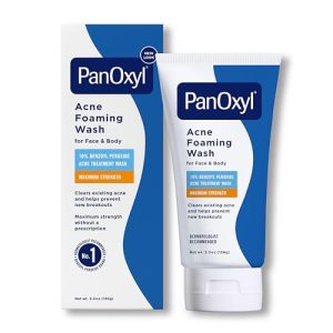 PanOxyl Acne Foaming Wash - 10% Benzoyl Peroxide, 5.5 Oz