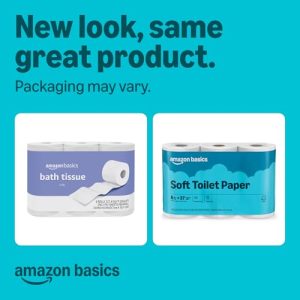 Amazon Basics Soft 2-Ply Toilet Paper – 30 Rolls