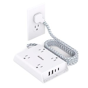 Addtam Surge Protector Power Strip with USB-C Ports