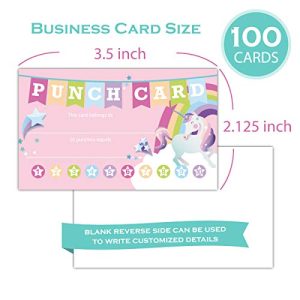 Gooji 100-Pack Kids & Teacher Reward Punch Cards