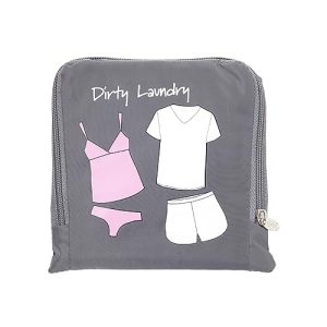 Miamica Compact Travel Laundry Bag – Grey