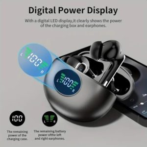 Wireless In-Ear Earphones: Bluetooth 5.3, 60H Playback
