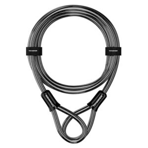 Titanker Heavy Duty 12mm Bike Security Cable Lock